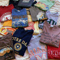 5-Pack Thrifted Graphic T-shirts